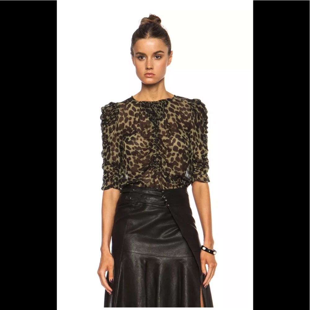 Isabel Marant Leopard Print Top